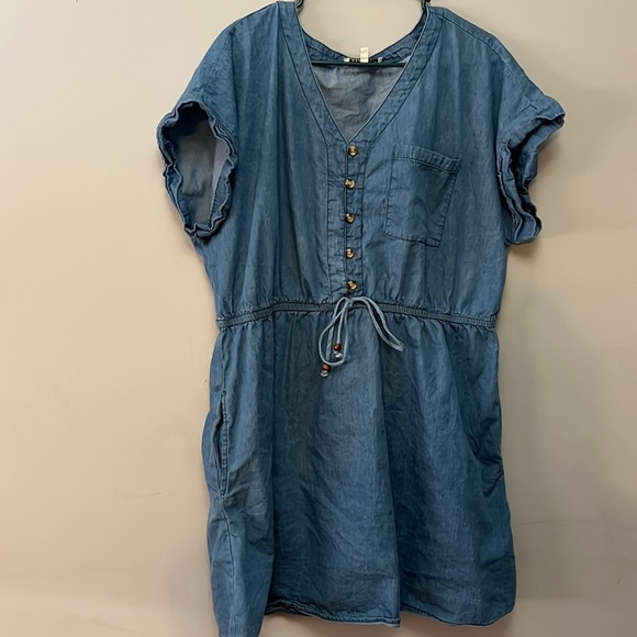 Speed Control Dresses & Skirts - Denim Dress with Pockets